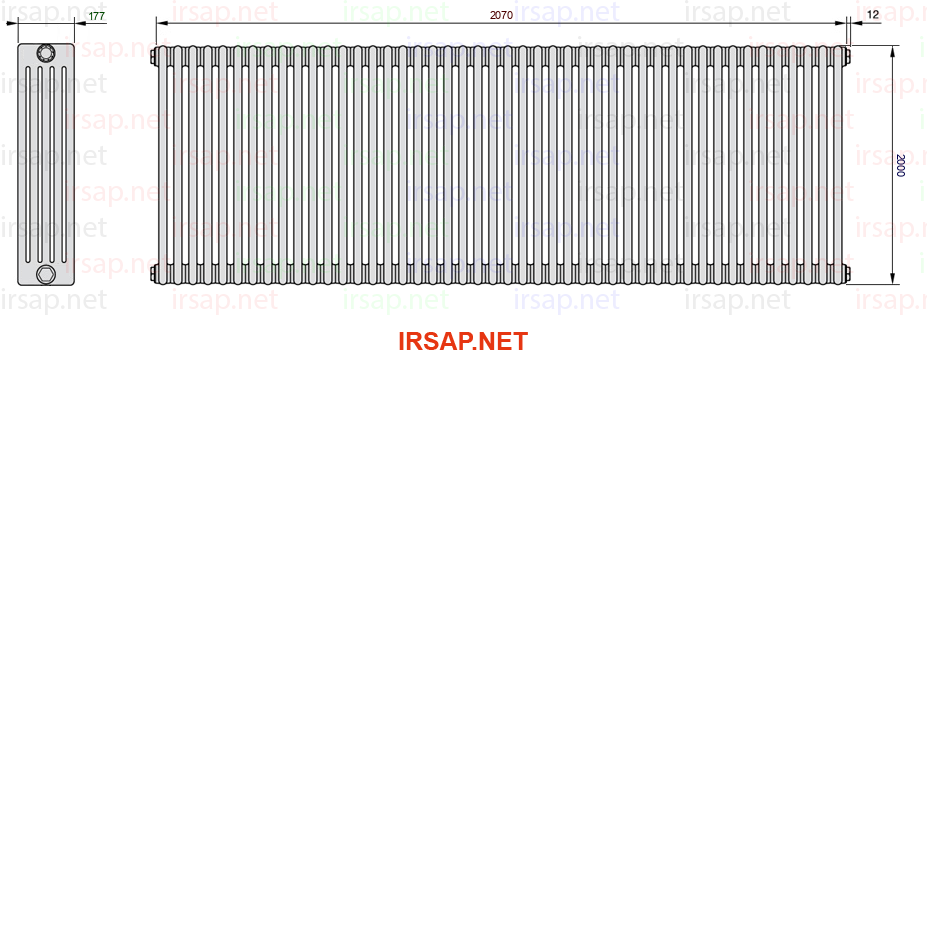 Радиатор IRSAP Tesi 52000/46 T12 CL 01